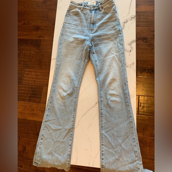 ROLLA'S High Rise Light Blue Jeans - Picture 3 of 4